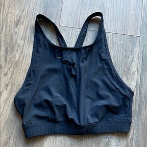 ALO Yoga Midnight Black Sports Bra